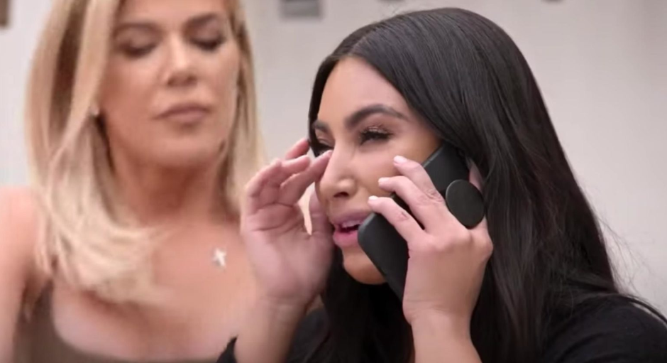 Kim Kardashian crying 